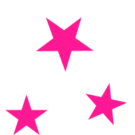 Pink stars graphic