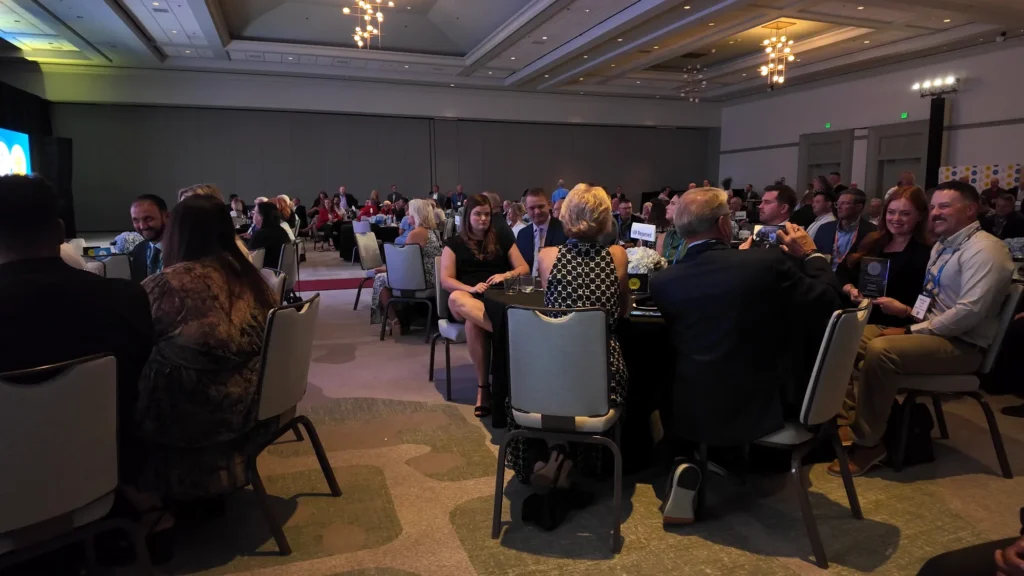 Attendees at their tables at the Independent Home Improvement Conference 2026